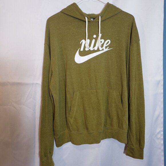 Nike size XL army green hooded sweater - Picture 1 of 7